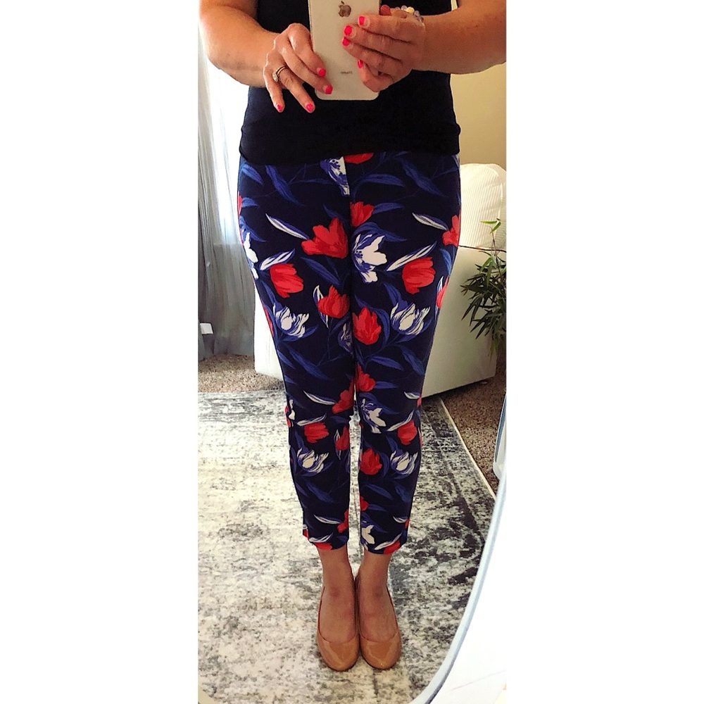Old Navy Floral Pixie Pants